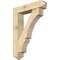 Ekena Millwork Balboa Arts and Crafts Rough Sawn Bracket w/ Offset Brace, Douglas Fir, 8"W x 36"D x 48"H BKT0806X36X48BOA03RDF - alternate 1